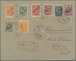 29673 Estland: 1918/1943 (ca.), Assortment Of Apprx. 90 Covers/cards/stationeries/ppc, Comprising A Good R - Estonie