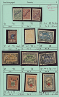 29675 Estland: 1918/1941, Used And Mint Accumulation In A Stockbook (plus Some Material On Approval Pages, - Estonia