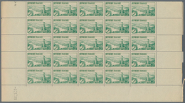 29714 Frankreich: 1935, Postage Stamp Landscapes 25-sheet Part With Printing Date -2.1.35, (Yvert 301, 2.1 - Used Stamps