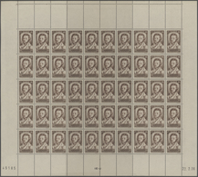 29715 Frankreich: 1936, Ampere 75 C In Complete, Separated And Folded Sheet With Date Of Printing 22.2.36, - Oblitérés