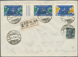 29757 Italien: 1960/1971. Lot Containing 29 Covers And Cards All Franked By EUROPA Stamps (all Imperforate - Poststempel