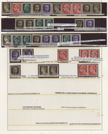 29760 Italien - Militärpostmarken: Atlantikküste: 1943/1944: "BASE ATLANTICA", Mostly Mint Collection Of T - Autres & Non Classés