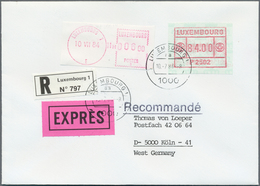 29785A Luxemburg - Automatenmarken: 1983 - 1997. ATM Postage Labels. Frama. Specialized Collection With ATM - Frankeervignetten