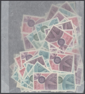 29800 Monaco: 1962-1990: Bulk Lot, CEPT Stamps In Complete Sets. 1962: 4900 Sets, 1963: 2400 Sets, 1964: 5 - Unused Stamps