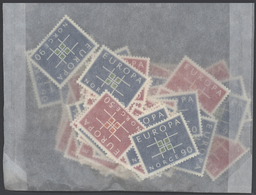 29818 Norwegen: 1960-1990: Bulk Lot, CEPT Stamps In Complete Sets. 1960: 900 Sets, 1962: 4900 Sets, 1963: - Unused Stamps