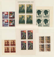 29856 Schweiz: 1939/1941, SOLDATENMARKEN, Umfangreiche Und Vielseitige Sammlung Von über 2.200 Marken (inc - Ungebraucht