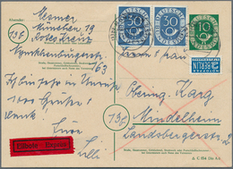 29956 Deutschland: 1949/1960 Ca., Reichhaltiger Posten Mit über Eintausend Belegen Im Grossen Bananenkarto - Verzamelingen