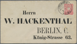 29965 Deutschland - Ganzsachen: 1860/1946 Ca., Sammlungsbestand Mit Ca.200 Meist Gebrauchten Ganzsachen Im - Collections