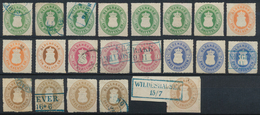 29987 Oldenburg - Marken Und Briefe: 1862/1867, Gestempeltes Und Ungebrauchtes Lot Von 21 Marken MiNr. 15/ - Oldenburg