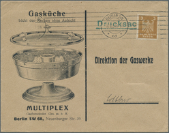 30004 Deutsches Reich: 1922/1933, Posten Mit Ca.300 Firmen- Und Behördenbriefen Aus Der Inflations- Und We - Sammlungen