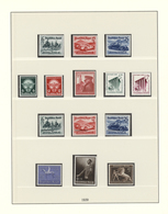 30018 Deutsches Reich - 3. Reich: 1933/1945, Sammlung Im Lindner-Falzlos-T-Vordruckalbum (kompletter Vordr - Unused Stamps
