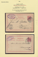 30030 Deutsches Reich - Ganzsachen: 1889/1900, Attraktive Und Gehaltvolle Spezialsammlung Mit Ca.70 Krone/ - Other & Unclassified