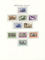 30056 Dt. Besetzung II WK - Private Ausgaben: 1941/1944, Gehaltvolle Sammlung Im Klemmbinder, Dabei Flämis - Occupation 1938-45