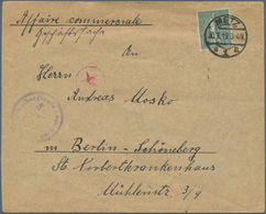 30065 Zensurpost: 1919, RHEINLAND-BESETZUNG, Partie Mit 12 Briefen, Karten Und Ganzsachen, Dabei Post Vom - Other & Unclassified