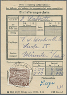 30101 Berlin: 1949, Partie Mit 10 Einlieferungsscheinen Für Pakete Bzw. Postgüter, Jeder Schein Mit Einzel - Andere & Zonder Classificatie