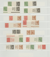 30102 Berlin - Zusammendrucke: 1949/1952, Berliner Bauten, Komplette Sammlung Aller 66 Zusammendrucke Aus - Se-Tenant