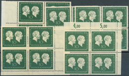 30138 Bundesrepublik Deutschland: 1954, Ehrlich/Behring Per 240mal Postfrisch. MiNr. 197, 2.880,- ?. - Andere & Zonder Classificatie