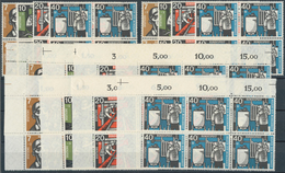 30150 Bundesrepublik Deutschland: 1957, Wohlfahrt Per 284mal Postfrisch. MiNr. 270/73, 6.248,- ?. - Other & Unclassified