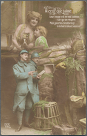 30169 Ansichtskarten: Motive / Thematics: 1.WELTKRIEG FRANKREICH, 1914/1918, "Wann Werden Wir Uns Wiederse - Autres & Non Classés