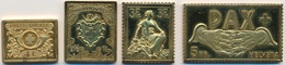 30181 Medaillen Alle Welt: 1982 Ca., Collection Helvetica, Historische Schweizer Briefmarken 925/1000 Silb - Unclassified