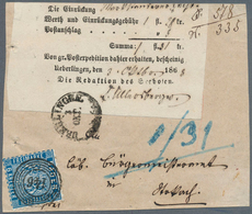31003 Deutschland: 1828/1874, Interessantes Konvolut Mit Ca.80 Belegen Ab Vorphilatelie Bis Brustschild, D - Collections