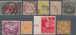 31013 Deutschland: 1850-1970, Toller Posten Mit Vordrucken Ab Altdeutschland, Dt. Reich, Zonen Und Frühe B - Collections