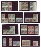 31055 Deutschland: 1890-1950, Album Mit Zwischenstegen, Leerfeldern, Zusammendrucken Und Anderen Besonderh - Sammlungen