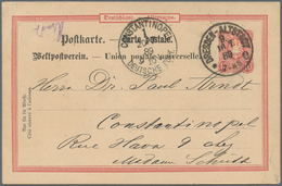 31065 Deutschland: 1900/1990 (ca.), Einige Hundert Briefe, Karten Und Ganzsachen Inkl. Etwas Ausland, Dabe - Sammlungen