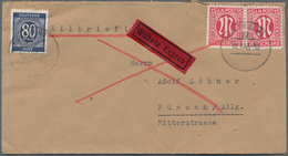 31084 Deutschland: 1930er-50er Jahre: Über 200 Belege Aller Art, Von Propagandapostkarten Bis Zu Vielen Zo - Sammlungen