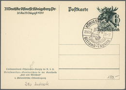 31109 Deutschland - Ganzsachen: 1873/1940 (ca). Sammlung Von Insgesamt 74 Postkarten, Gebraucht Oder Ungeb - Sammlungen