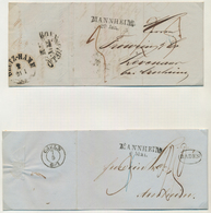 31139 Altdeutschland: 1803/1863, Ca. 75 Unfrankierte Briefe Aus Vielen Altdeutschen Staaten Nach Holland G - Collections