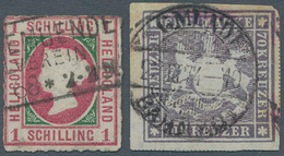 31143 Altdeutschland: 1850/1870 (ca.), Meist Gestempelter Posten Im Einsteckbuch, Dabei Bayern, Braunschwe - Collections
