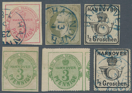 31262 Hannover - Marken Und Briefe: 1850/1864, In Den Hauptnummern Komplette, Meist Gestempelte Sammlung A - Hanovre