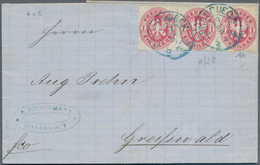 31271 Hannover - Nachverwendete Stempel: 1865/1885, 49 Belege Mit Nachverwendeten HANNOVER-Stempeln Auf Pr - Hanover