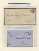31282 Oldenburg - Marken Und Briefe: 1852/1867, Gestempelte Sammlung Mit Einigen Besseren Marken, Briefstü - Oldenbourg