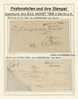 31288 Preußen - Vorphilatelie: 1817/1850, Sammlung Von 46 Vorphilabriefen Von Angermünde Bis Ziesar, Alle - Préphilatélie