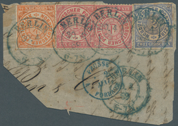 31293 Preußen - Marken Und Briefe: 1850/1870, Preußen Und NDP, Steckkartenlot In Unterschiedlicher Erhaltu - Autres & Non Classés