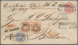 31306 Preußen - Ortsstempel: 1850/1867, Gehaltvolle Sammlung Mit Starkem Schwerpunkt Bei Den Ortsstempeln, - Autres & Non Classés