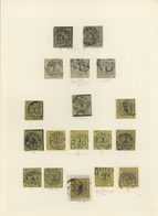 31340 Württemberg - Marken Und Briefe: 1851/1920, Umfangreiche Und Saubere Gestempelte Sammlung, Alle Mark - Autres & Non Classés