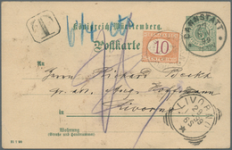 31351 Württemberg - Marken Und Briefe: 1863/1923, Kleine Vielseitige Sammlung Von Briefen, Karten Und Ganz - Andere & Zonder Classificatie