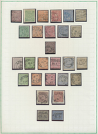 31385 Norddeutscher Bund - Marken Und Briefe: 1868/1874, In Den Hauptnummern Komplette Gestempelte Sammlun - Other & Unclassified