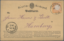 31406 Deutsches Reich: 1872 - 1918 (ca.), Interessante Partie Von Mehreren Hundert Belegen Von Brustschild - Collections