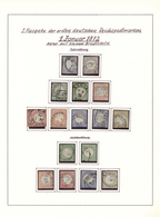 31414 Deutsches Reich: 1872/1923, Meist Gestempelte Sammlung Auf Selbstgestalteten Seiten Im Klemmbinder, - Collections