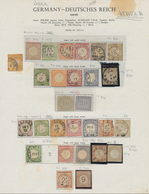 31426 Deutsches Reich: 1872/1945, Gestempelte Und Ungebrauchte Sammlung Auf Blättern, Unterschiedliche Erh - Verzamelingen