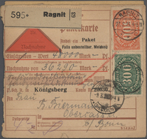 31459 Nachlässe: 1900/1945 (ca.), Deutsches Reich,Partie Von Ca. 1.000 Belegen Meist Aus Firmenkorresponde - Kilowaar (min. 1000 Zegels)