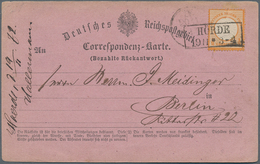 31512 Deutsches Reich - Brustschild: 1871/75, Album Mit 38 Belegen Brustschild In Groschenwährung In Unter - Unused Stamps