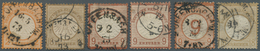 31515 Deutsches Reich - Brustschild: 1872/1900, Gestempeltes Und Ungebrauchtes Steckkartenlot, Mit Ca. 130 - Unused Stamps