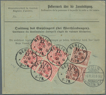 31533 Deutsches Reich - Krone / Adler: 1889/1902, Interessanter Posten Von Ca. 140 Belegen Krone/Adler Mit - Ongebruikt