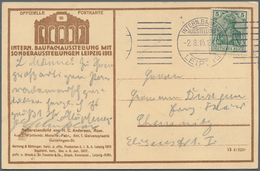 31535 Deutsches Reich - Germania: 1887/1917, Partie Von Ca. 55 Briefen, Karten Und Gebrauchten Ganzsachen - Unused Stamps