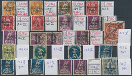 31545 Deutsches Reich - Inflation: 1900/1930, (ca.), Steckkartenposten Mit Zahlreichen Interessanten Marke - Covers & Documents